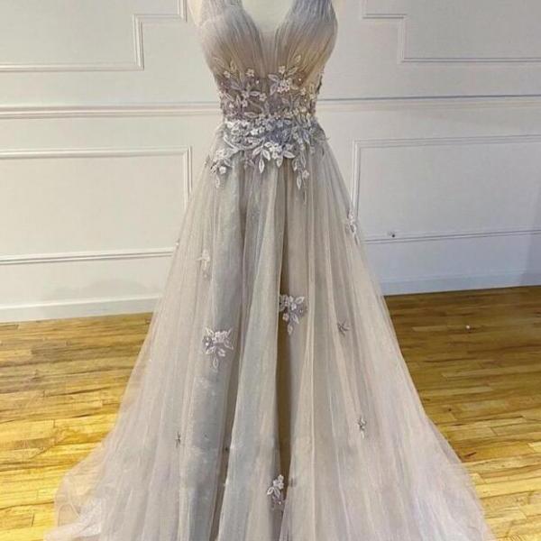 Blue tulle lace short prom dress, blue tulle lace homecoming dress