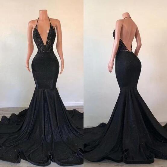 Glamorous Blue Evening Dress with Long Sleeves and Beads main image 0