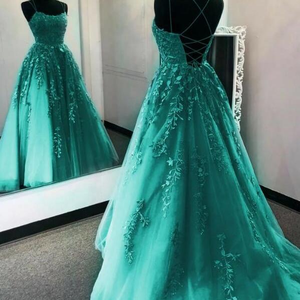 Elegant Applique Detail Bustier Split Tulle Prom Tube Dress
