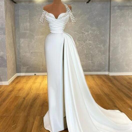 Sexy Purple Mermaid Long Prom Dresses Long Evening Dress  Y1837 main image 1