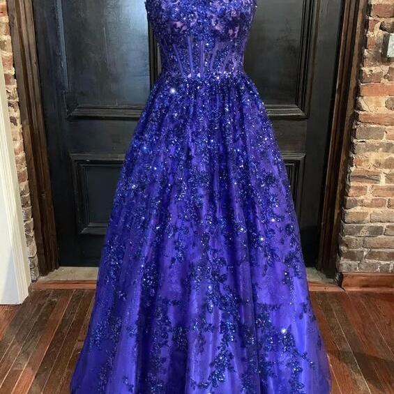 Luxury Metallic Mini Strapless Ball Gown Prom Dress - White main image 1