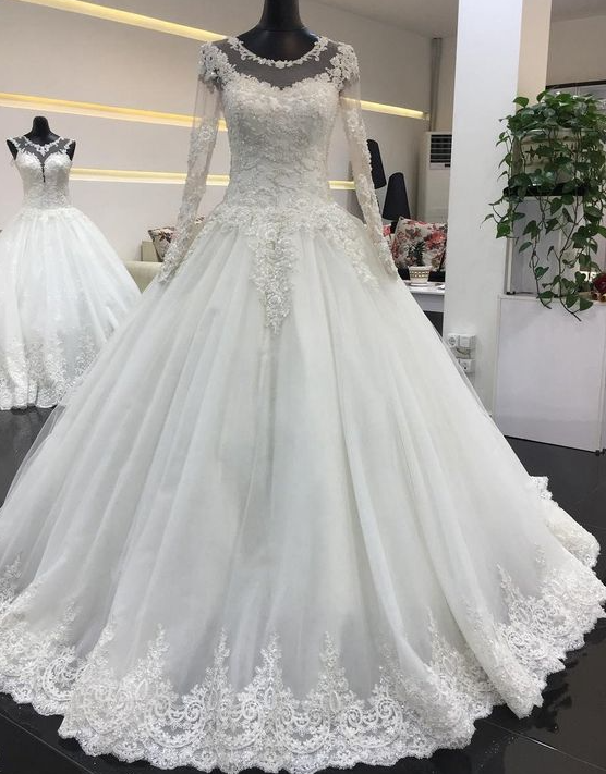 Princess Style Lace Wedding Dress, Bridal Gown on Luulla