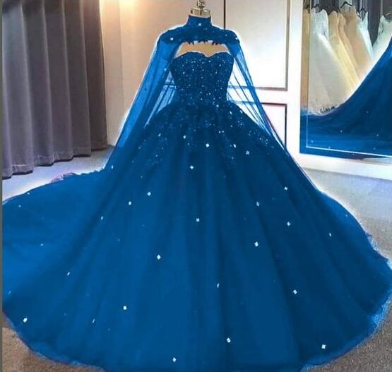 Blue Ball Gown Quinceanera Dresses on Luulla