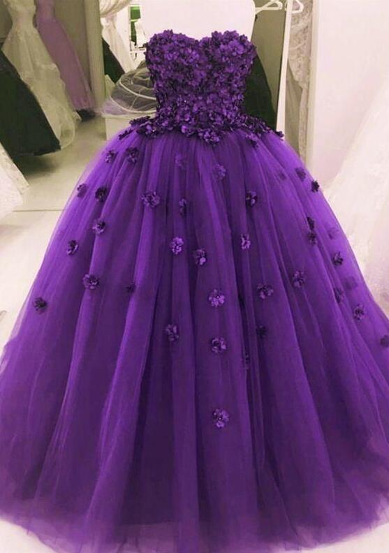 Vintage Purple V Neck Tulle Print Floral A Line Long Evening Dress Formal Wedding Guest Dress SP2102