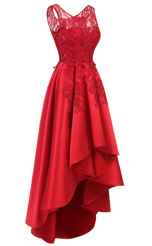 Lux - Elegant Half Sleeve Lace-Up Waist Dress