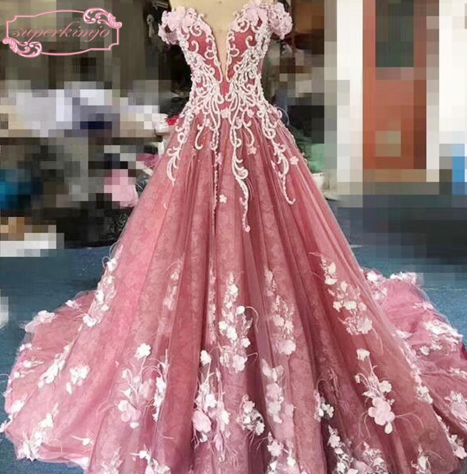 Ball Gown Off The Shoulder Prom Dresses With 3d Flowers on Luulla