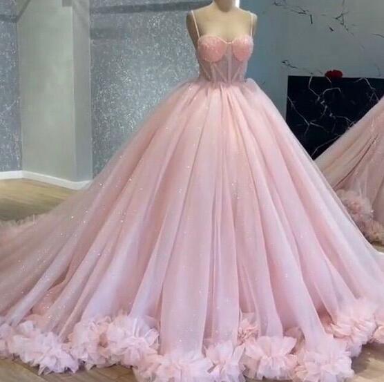 Niulatu High Low Spaghetti Straps Pink Knee Length Prom Dresses Birthday Outfits SD486 main image 1
