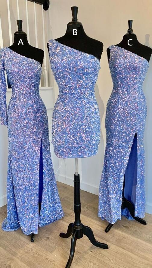 Gorgeous Sparkling Beaded Sequin Short-sleeve A-Line Long Prom Dress Evening Dress, DP6542 main image 0