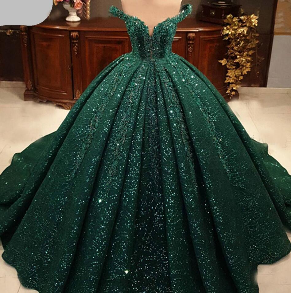 Sparkly Prom Dress, Wedding Dress,  Graduation School Party Gown main image 1